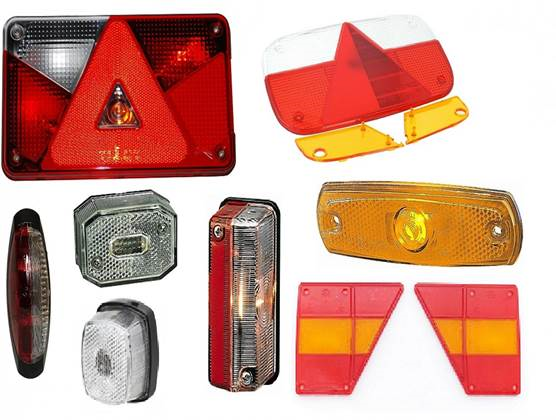 Lichtscheiben fr Anhnger, Aspck, Jokon, Geka, Hella